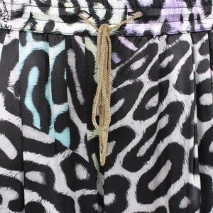 just cavalli silk leopard print pants